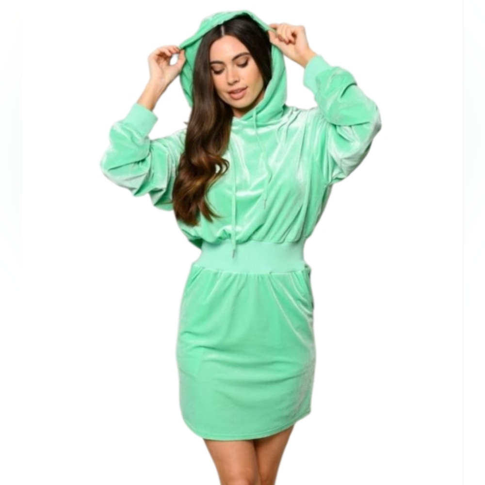 The Lunaria Hooded Dress by Eros Sz Xs & Sm